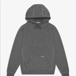 NOAH NYC Heather Gray Hoodie S